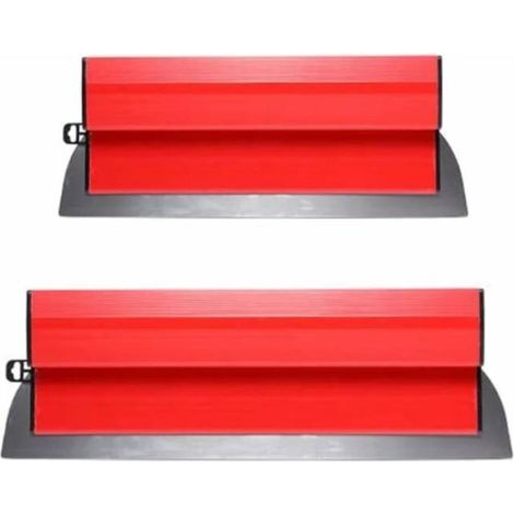 cuchillas alisadoras (25 cm + 40 cm), cuchillas raspadoras alisadoras, cuchillas raspadoras resistentes al desgaste y eficientes, cuchilla alisadora de pared reutilizable para placas de yeso de cement (1/5)