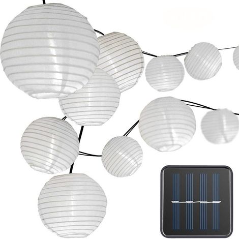 Guirlande lumineuse solaire décorative pour l'extérieur et l'intérieur, idéale pour le jardin, la maison et la cour. (1/5)