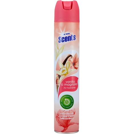 Ambientador vainilla y magnolia spray, 400 ml
