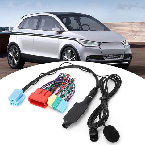 Adaptateur audio Bluetooth avec haut-parleur pour autoradio, compatible avec A2, A3, 8L, 8P, B5, B6, B7 et A6. (1/5)