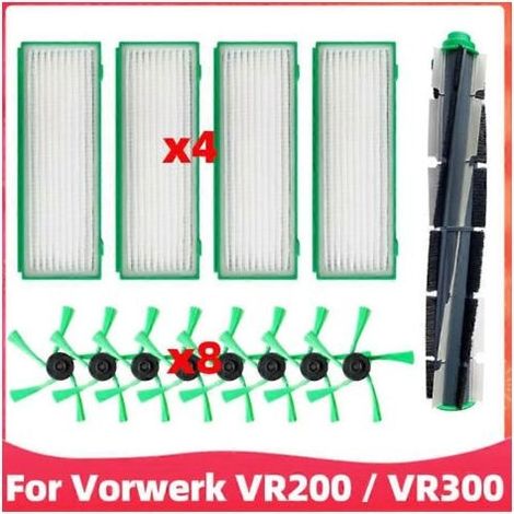 Accessoires pour aspirateur Vorwerk Kobold VR200 VR300 : brosse latérale rotative, filtre HEPA, accessoires ultra-résistants (1/5)