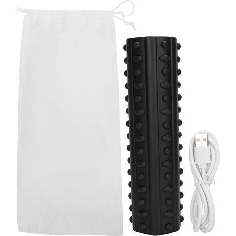 Rouleau de massage vibrant fitness pour jambes, relaxant musculaire en PU pour yoga et modelage (1/5)