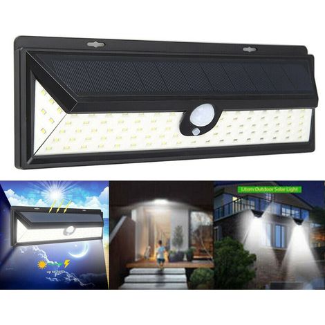 Trade Shop - Faro 190 Led Con Pannel Solar Y Faretto Crepuscolare 30w - (1/5)