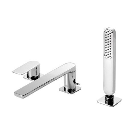 GRIFO MONOMANDO PARA BORDE DE BAÑERA · CON MANETA