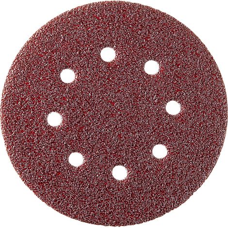 BLIST.5 DISQUES AUTO-AGRI.D125 PERFO.8 TROUS CORINDON.GR.180 SIDAMO - 10940076
