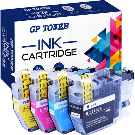 4 cartucce d'inchiostro CMYK Brother GP-B3213XL (1/5)