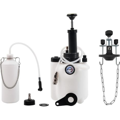 Appareil Purge de Frein Voiture Purgeur 3L Kit Liquide à Main, Compatible avec Les Véhicules Européens et Systèmes ABS -