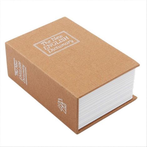 Imite l'aspect d'un livre et est parfait pour la maison (mini jaune) (1/5)