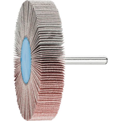 PFERD TOOLS Korund Fächerschleifer F Ø 80x15 mm Schaft-Ø 6 mm A120 für Feinschliff und Finish 10 Stk