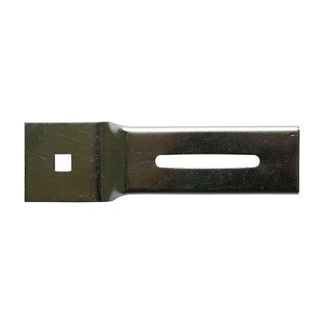 STAFFA SUPPORTO MOTORE 1 FORO X RULLO AVVOLGIBILI - A SQUADRA ZINCATO MM 165X43- 5 pezzi