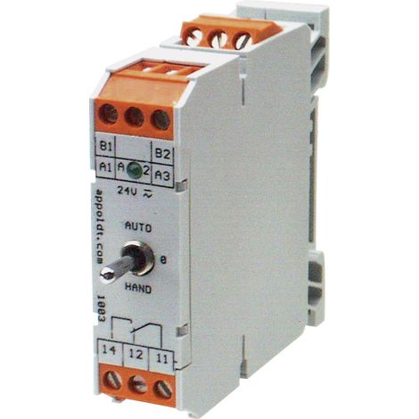 Appoldt RM-1W/Rückm. Industrierelais Nennspannung: 24 V/DC, 24 V/AC Schaltstrom (max.): 8 A 1 Wechsl