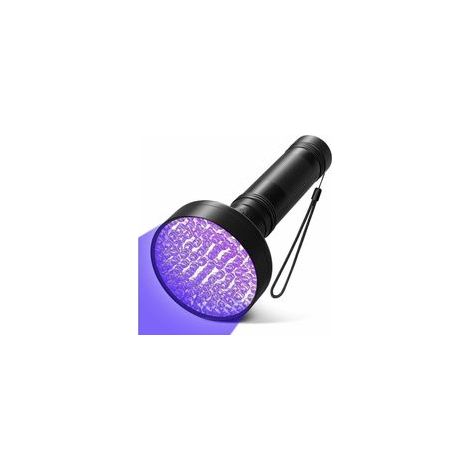 Lampe Torche UV avec 100pcs LED - Détecteur de Lumières Fluorescentes, Urine d'Animaux, Taches de Tapis, Punaises de Lit (1/4)