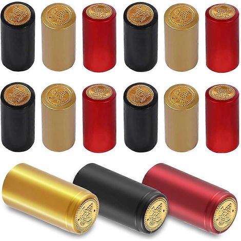 150 PVC-Schrumpfkapseln für Weinflaschen, ideal für die Weinherstellung im Weinkeller und zu Hause. (1/5)
