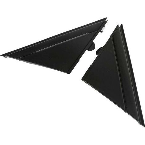 KZQ Couvercle de Drapeau de Rétroviseur de Porte 1SH17KX7AA Rétroviseur Gauche Droite Triangle Plaque Garniture Remplacement pour FIAT 500 2012 à 2017 (Noir brillant) (1/4)