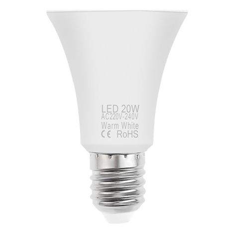 Bombilla LED E27, 12 W, luz blanca cálida (1/5)