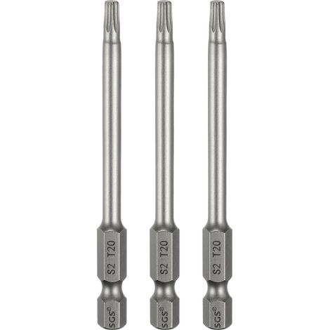 3 Pièces Embout Tournevis T20 Torx Longueur 80mm (3.15") (1/5)