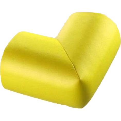 Protecteur d'angle bébé en mousse NBR haute densité - Coussin amortisseur pour enfants de 0 à 8 ans - Jaune (1/2)