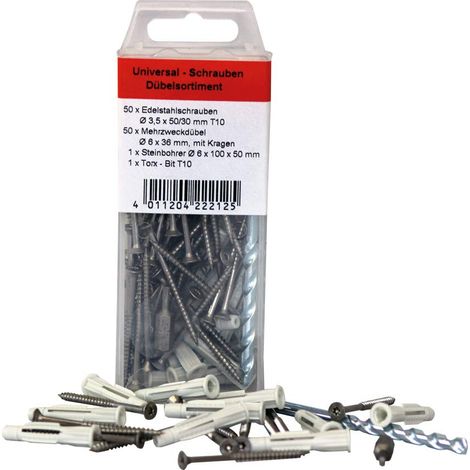 KGM Torx Schrauben Set Edelstahl 50 Stück