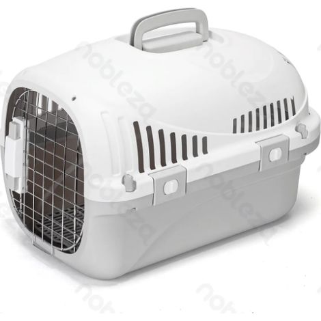 Cage de transport bien ventilée, structure solide, déplacement sécurisé pour chiens et chats
