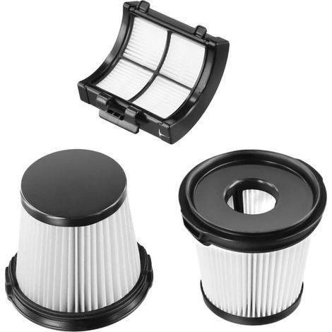 Lot de 3 filtres de rechange pour aspirateur sans fil pour Shark Detect Pro IW3511 IW3120 IW1111 IW1120, lavables et réutilisables, accessoires pour aspirateur