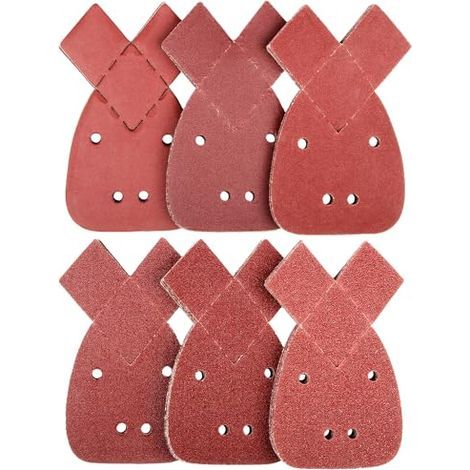 60-teiliges Maus-Schleifblatt-Set, 10 x Schleifblätter mit Mausmotiv in den Körnungen 40/60/80/120/180/240, passend für Black & Decker Exzenter-Exzenterschleifer (1/5)