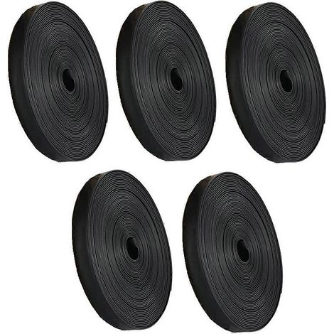 Schwarzer, rutschfester Schrumpfschlauch in Schwarz, 5er-Packung (1/5)