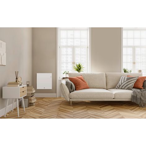 Thermor – Radiateur à inertie 1250W horizontal intelligent – Façade chauffante ultra réactive – Pour espaces restreints – 479324