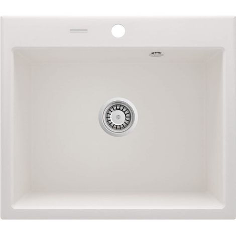 Lavello cucina in granito con 1 vasca 60x52 cm alabastro - Nexyo
