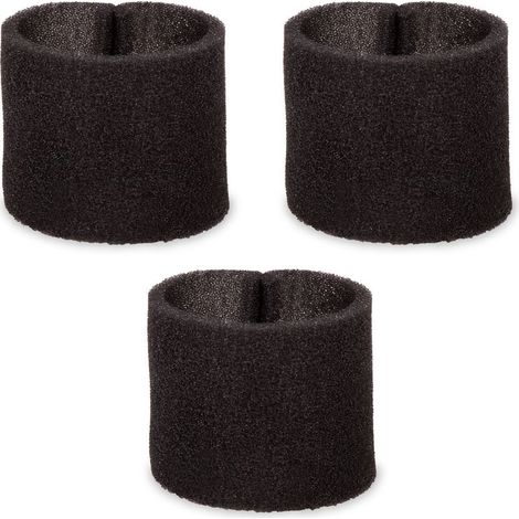 Vonroc Filtres d’aspirateur à eau Lot de 3 filtres pour aspiration humide Compatible aspirateur VC502AC Accessoire professionnel