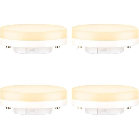 Ampoule LED GX53, 7 W, blanc chaud, non dimmable, remplace les ampoules halogènes GX53 ou fluocompactes GX53 de 45 W. (1/5)