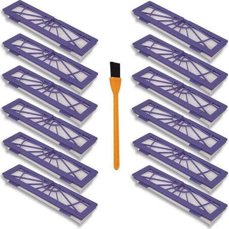 12 pcs haute performance Neato filtre de remplacement pour Neato Botvac Série 945-0123 Botvac D701 70 70e 80 85 D7 D5 D3 Série pièces (1/5)