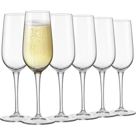 Bormioli Inventa Champagnergläser 215 ml 6 Stück