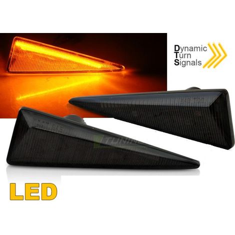 Paire Clignotant Repetiteur Renault Megane 2002-2009 Fume Led Dyn-36869138 (1/3)