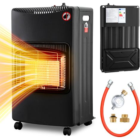 Randaco Estufa de gas infrarroja de 4,2 kW, 3 potencias 1500/2750/4200 W, encendido piezoeléctrico y conexión de espiga (1/5)