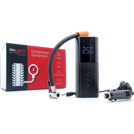 Compresor compacto para coche de 12 V con linterna (1/5)