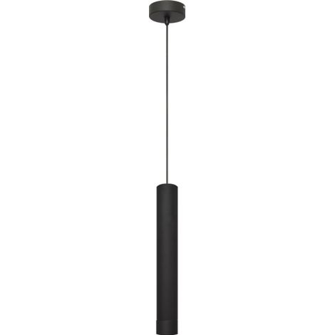Helam TUBA Suspension Slim Plafonnier Noir 10cm