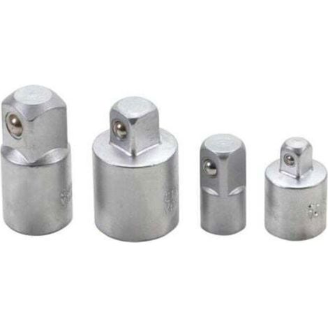 1/4-3/8-1/2 Square Drive Reducer/Increaser/Adapter Set of 4 (1/4)