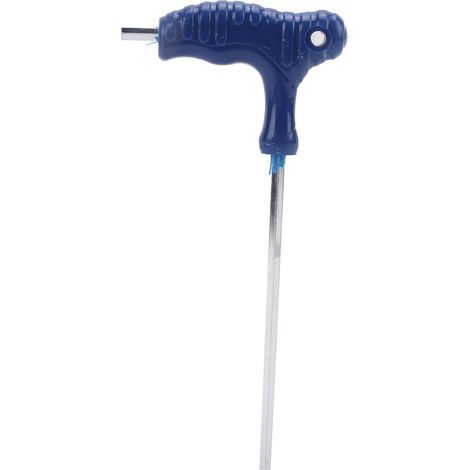 Clef hexagonale en acier 4mm poignée en T ergonomique pour ateliers domestiques (1/5)
