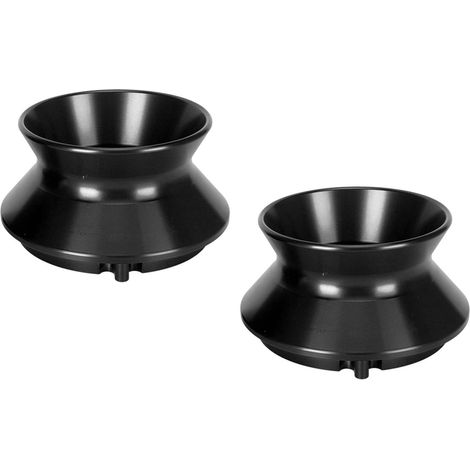 Ouvre-boîte de 25 cm en alliage d'aluminium poli, dispositif de chargement universel, adaptateurs NAB pour Studer ReVox, Akai et Teac (noir). (1/5)