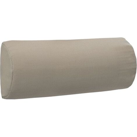 L'appui-tête du fauteuil inclinable gris-brun mesure 40 x 7,5 x 15 cm et est fabriqué en tissu Teslin. (1/5)