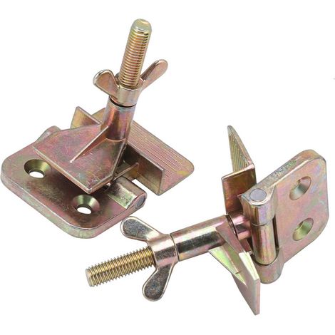 Ensemble de 2 pinces à charnière papillon en métal pour impression sérigraphique, outil de bricolage (1/5)