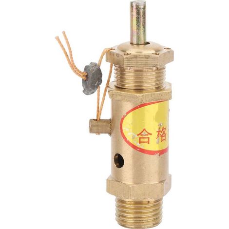 Soupape sécurité compresseur air – G1/4 – 5 kg – décharge pression – chaudière / vapeur (1/5)