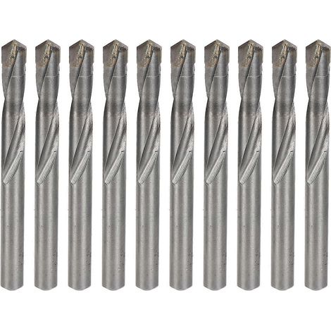 10 Stück Spiralbohrer mit geradem Schaft aus Wolframstahl für Gravur- und Fräsarbeiten an Leiterplatten und CNC-Maschinen, 9 mm