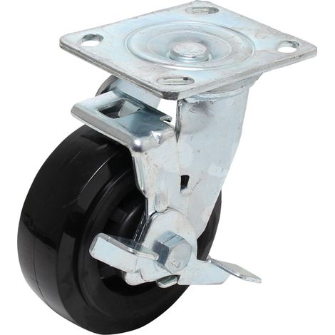 Rueda giratoria BGS 127 mm rodamiento placa integrada