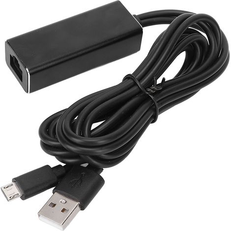 Tragbarer Plug-and-Play-Micro-USB-zu-100M-Ethernet-Netzwerkadapter, Micro-USB-zu-RJ45-Adapter (1/5)