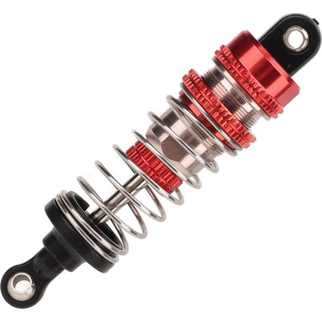 Amortisseur avant en alliage d'aluminium pour voiture RC WLTOYS 144010 1/14 - Amortisseur de remplacement rouge (1/5)