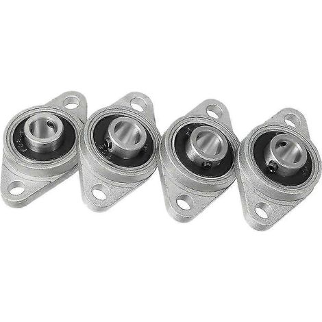 4 paliers à semelle Kfl08, alésage de 8 mm, en alliage de zinc, à bride rhombique, pour CNC (1/5)