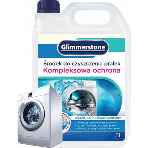 GEL DETERGENTE PER LAVATRICI RIMUOVE IL CALCARE DALLA RESISTENZA E I CATTIVI ODORI 5L