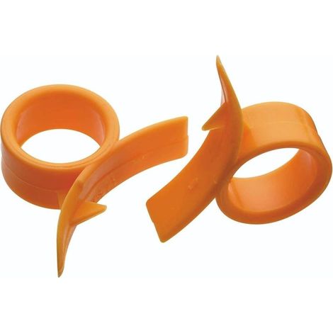Plastic Orange Peelers (Set of 2) - Orange (1/2)