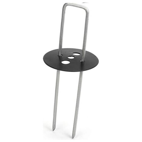 royaluxe -Lot de 25 Agrafes pour toiles de paillage argent avec Joints 150 30 3.5mm (1/5)